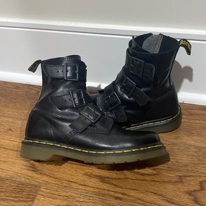 Black Buckled Blake Dr. Martens Boots